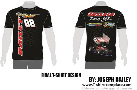 Racing Shirt Design Template